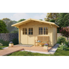 Casas de Madera Hellín - Diáfana - 11 m2 - Modelo Rorik