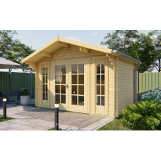 Casas de Madera Aragón - 9,7 m2 - Diáfana - Modelo Max-Mimir