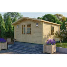 Casas de Madera Lugo - Diáfana - 15 m2 - Modelo Gunda