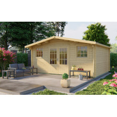 Casas de Madera Cartagena - 18,2 m2 - Diáfana - Modelo Jackalyn