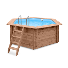 PISCINA DE MADERA MAMBO 335X307 CMS