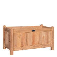 JARDINERA DE TECA  DE 50X100 CMS