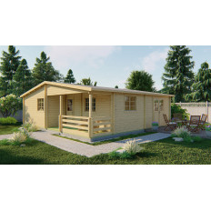 Casas Prefabricadas de Madera Chipiona - 3 dormitorios - 75 m2 - Modelo Fuerteventura