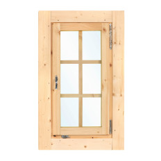 VENTANA DOBLE ACRISTALAMIENTO PARA CABAÑA L5.2  - 50X100 cms (28-70mm)