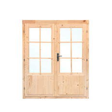 PUERTA DOBLE PARA CABAÑA D3 - 159X190 cms (28-44 mm)