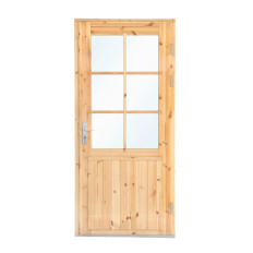 PUERTA CON CRISTAL DOBLE XXL - 99X209 cms (28-70 mm)