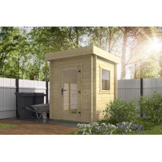 Casas de Madera Prefabricadas Burriana - Diáfana - 3 m2 - Modelo Frankie