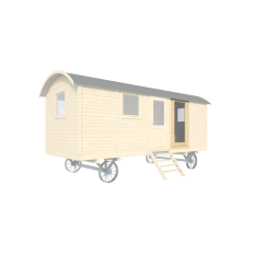 Panel extra con ventanal fijo para Gypsy Caravan de medidas 120x198 cms