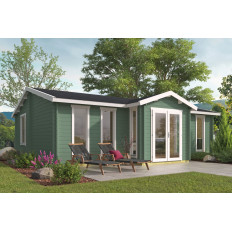 Casas Prefabricadas de Madera Alcalá - 2 dormitorios - 55 m2