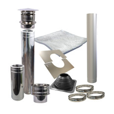 Kit extractor de gases para calentador de sauna de acero inoxidable 304