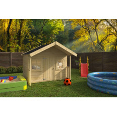 Casitas de madera para niños Aladdin - 179x119 + 60 cms de porche