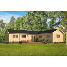 Casas Prefabricadas de Madera Elda - 3 dormitorios - 77 m2 - Modelo Maynooth