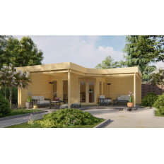 Casas de Madera Prefabricadas Castellón - Diáfana - 13 m2 - Modelo Jutka