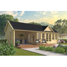 Casas Prefabricadas de Madera Soria - Diáfana - 19 m2 - Modelo Big Ben