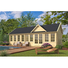 Casas Prefabricadas de Madera Logroño - 2 estancias - 33 m2 - Modelo Big Clockhouse