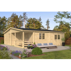 Casas Prefabricadas de Madera Nerja - 2 dormitorios - 72 m2 - Modelo Azores