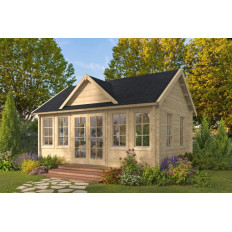 Casas Prefabricadas de Madera Granada - Diáfana - 20 m2 - Modelo Clockhouse Trevor