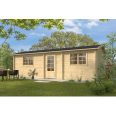 Casas Prefabricadas de Madera Girona - 1 dormitorio - 25 m2 - Modelo Ava