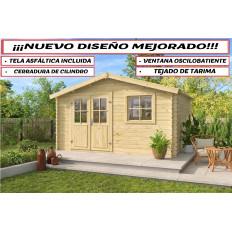 Casetas de Madera Gorliz - NUEVO DISEÑO MEJORADO - 400X300 - 28MM