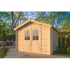 Caseta de Jardin barata SEVILLA de 3x3 en 34mm