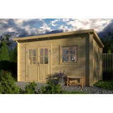 Caseta de Jardín CONIL de diseño moderno 4x3 en 34 mm