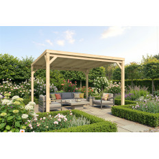 Pérgola Descubierta Autoportante 400X400 BLANES-C