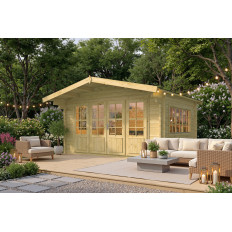 Casas de Madera Campello - Diáfana - 14 m2 - Modelo Blackpool