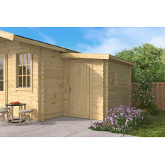 Anexo para baño exterior para cabaña de madera - 3,5 m2