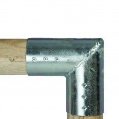 UNIÓN PARA POSTES REDONDOS PARA ESQUINA - Diámetro 10 cms