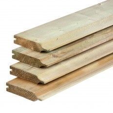 Tarima exterior de pino autoclave - 300x14x2.8 cms - (Palet completo 112 unidades)