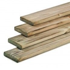 Tabla cepillada pino autoclave 2.8x7 // (Palet completo)