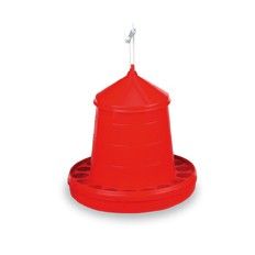 TOLVA PLASTICO AVES 4 Kg- ROJO