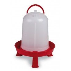 BEBEDERO ECO 8 L. CON PATAS- ROJO