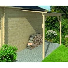 Porche para anexar a casetas de madera de 150x175 cms