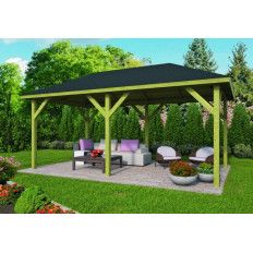 Cenadores de Madera tratada Superior - Medidas 590x340 cms