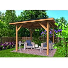 Cenador de Abeto Douglas Kos - Medidas 340x340 cms