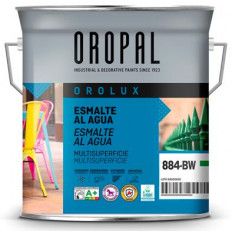 BOTE ESMALTE ACRILICO AL AGUA DE 4 LITROS