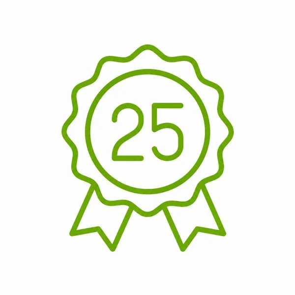 Garantía de 25 años