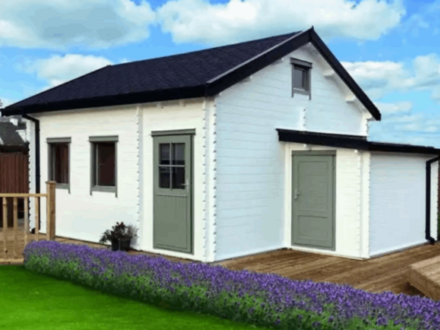 Casas de madera con altillo