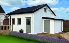 Casas de madera con altillo