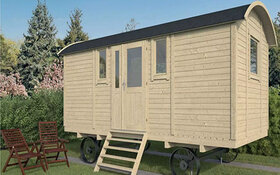 Casas de madera con ruedas