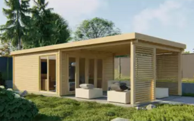 Casas de madera de 12 m2 a 20 m2 