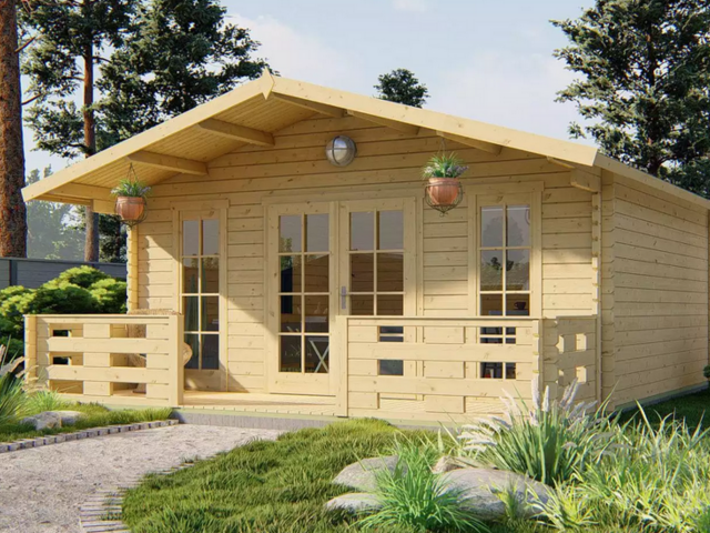 Cabañas de madera de 20 m2 a 30 m2