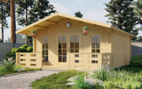 Cabañas de madera de 20 m2 a 30 m2