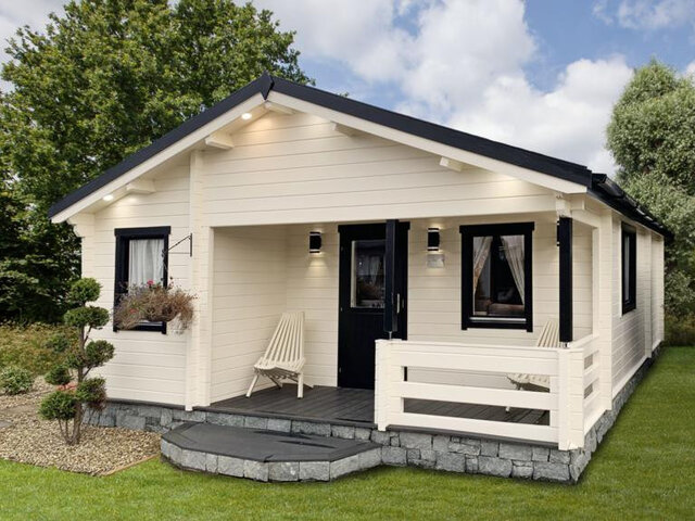 Casas de madera de 2 habitaciones