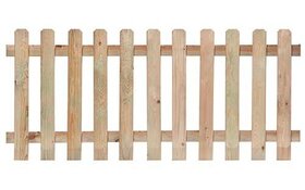 Vallas de madera y postes de madera