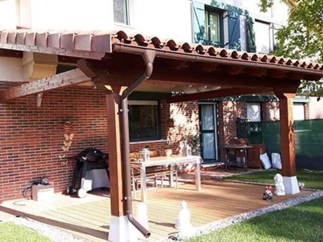 Porches de madera rústicos