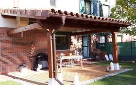 Porches de madera rústicos