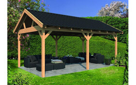 Porches de madera, pérgolas de madera y cenadores de madera 