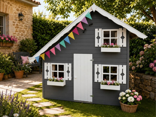 Casitas de madera para niños
